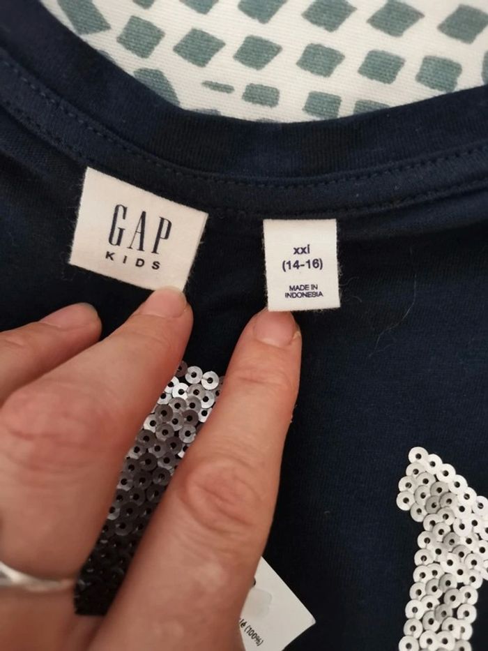 Lot de 2 t-shirts Gap | Taille 14/16 ans - photo numéro 7