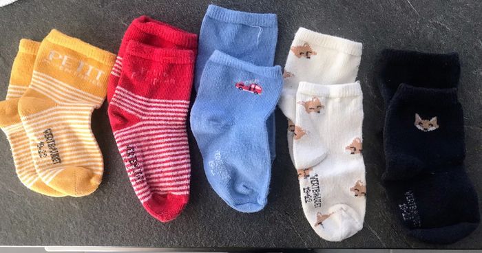 5 paires  chaussettes