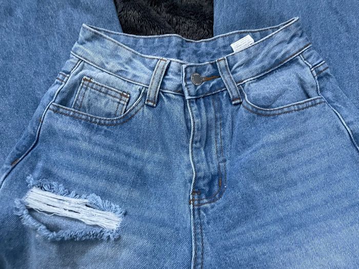 Jean troué shein petite xxs - photo numéro 5