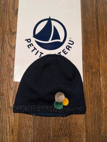 Bonnet petit bateau Laine et coton Taille 51