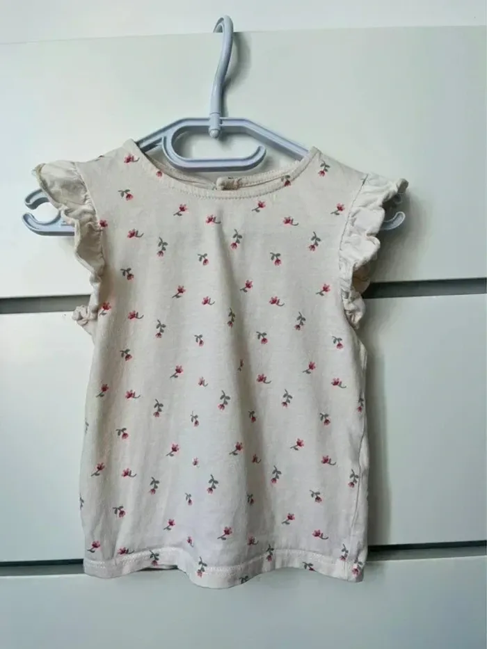 Lot 10 t shirt fille 12 mois manches courtes - photo numéro 4