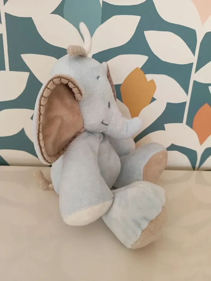 Doudou éléphant nattou - photo numéro 2