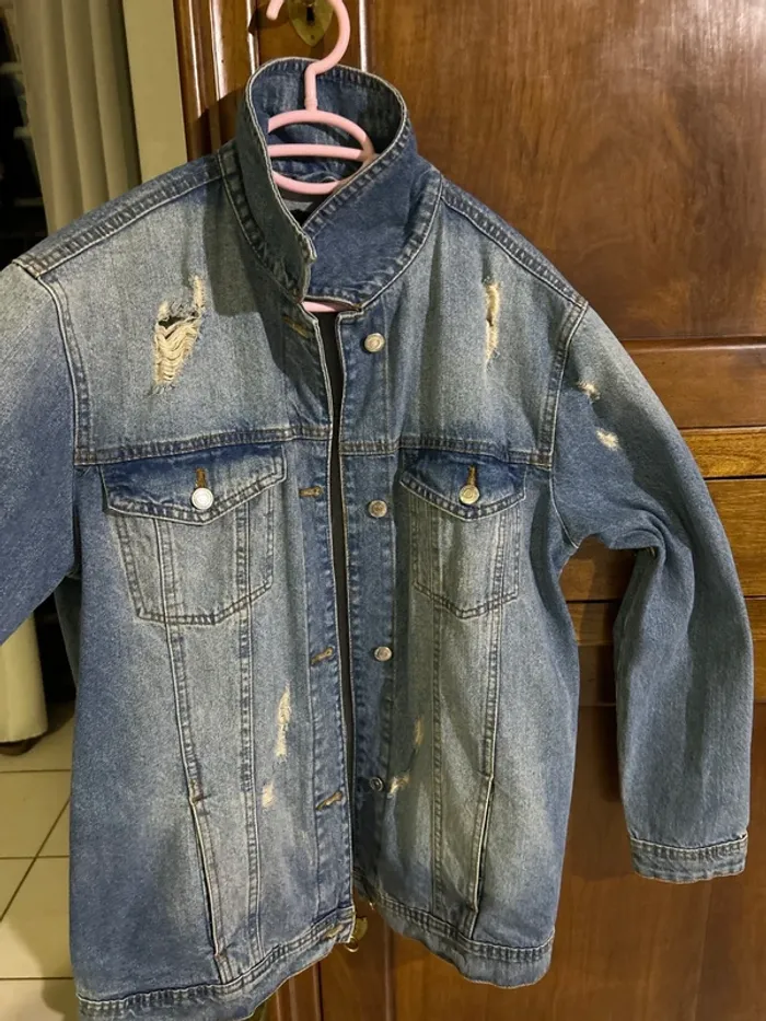 Veste en jeans stradivarius - photo numéro 3