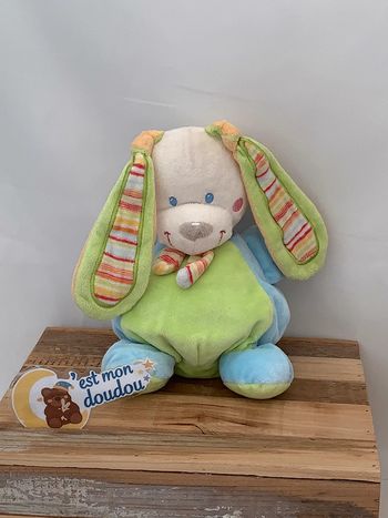 MD67 doudou lapin mots d’enfants
