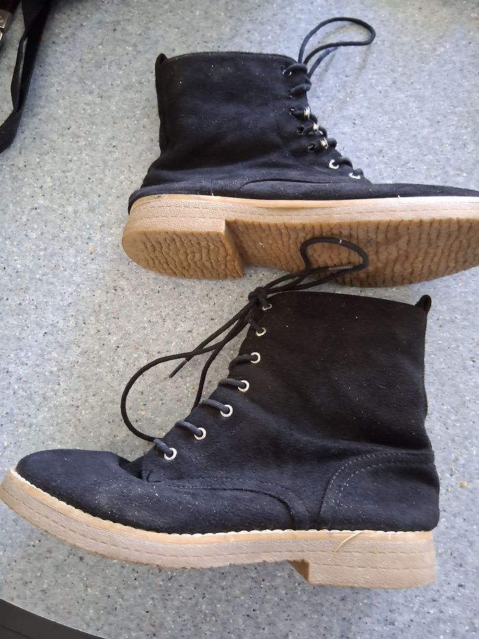 Chaussure montante " creeks " noir " P-38" - photo numéro 3