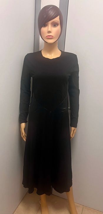 Robe noire longue Zara