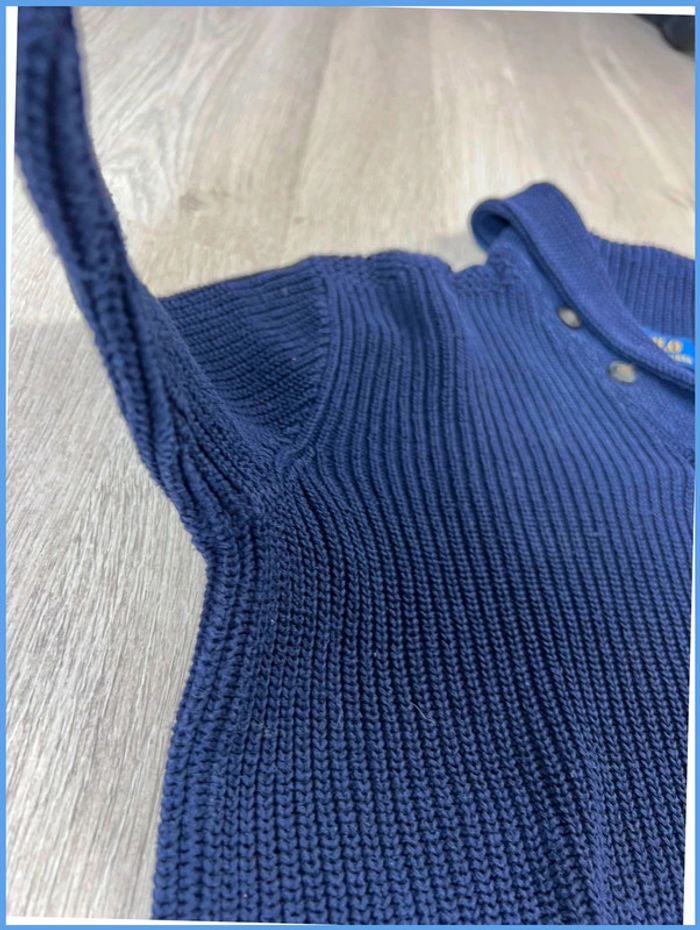 Pull col roulé Ralph Lauren Vintage Bleu marine Taille S - photo numéro 14