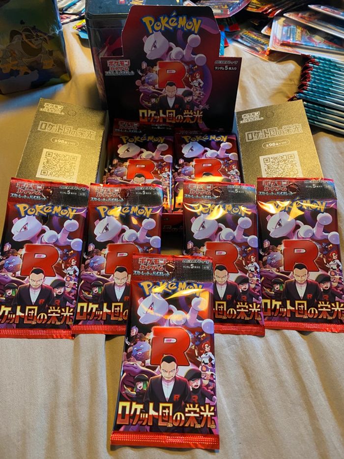 Lot de 5 boosters pokémon SV10 japonais