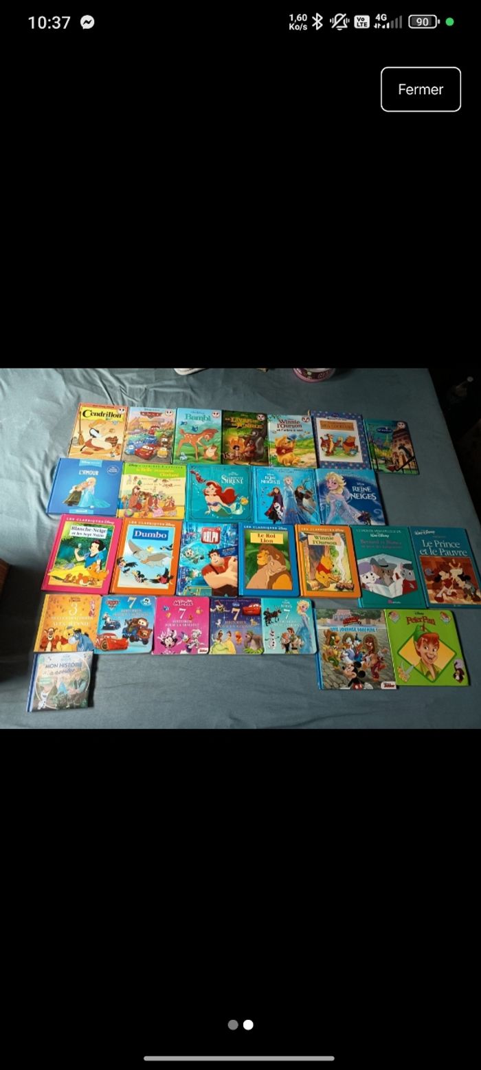 Lot de 30 livres Disney uniquement - photo numéro 2