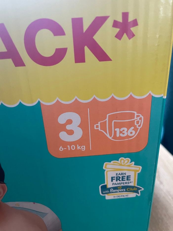 Pampers baby dry taille 3 - photo numéro 2