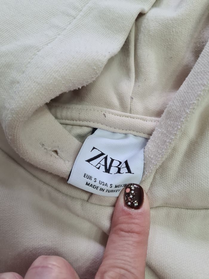 Ensemble survêtement crème Zara taille S - photo numéro 3