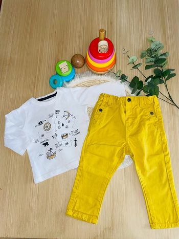 T-shirt et pantalon 18 mois garçon (80cm)