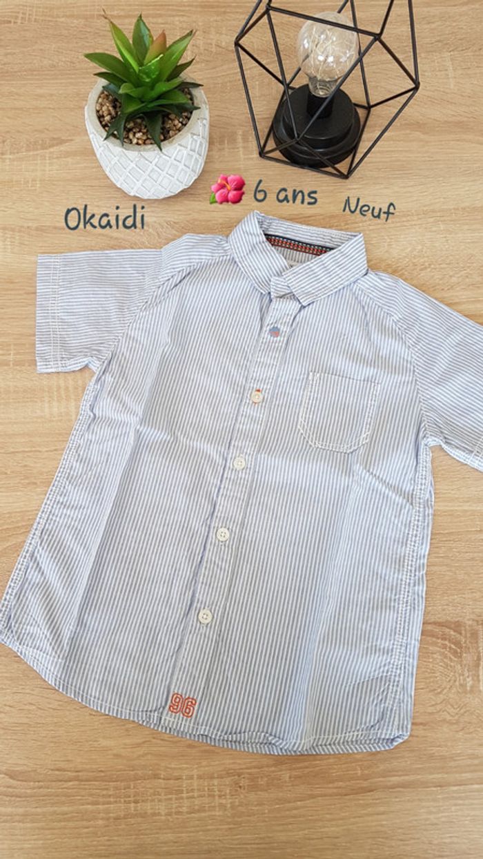 Chemise okaidi 6 ans neuve