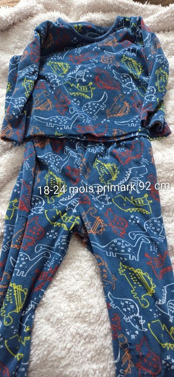 Pyjama chaud 18-24 mois primark