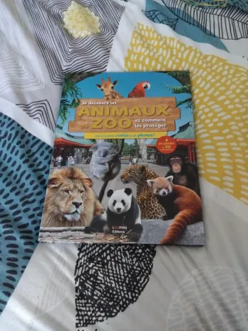 Livre animaux du zoo