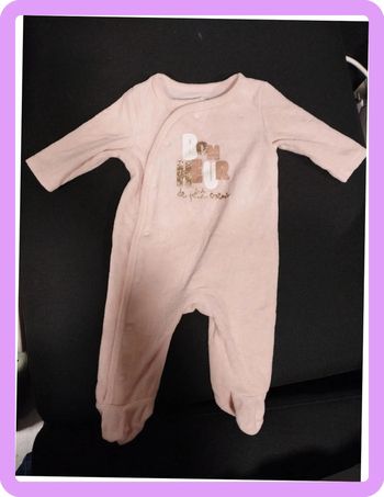 Pyjama 3 mois velours