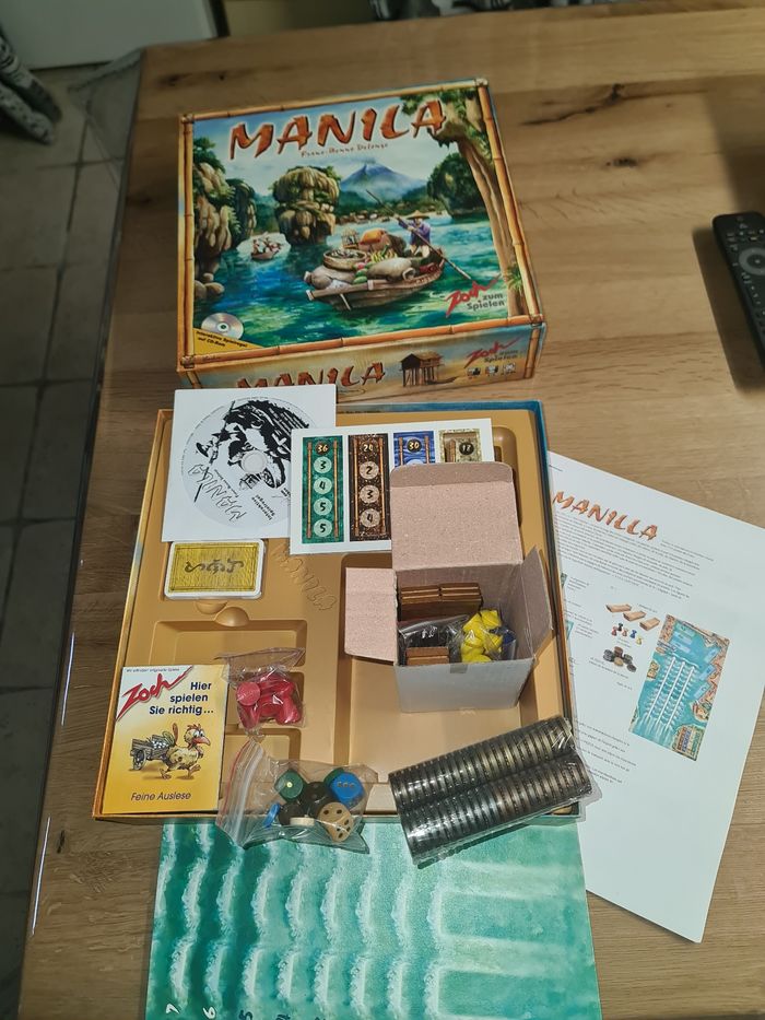 Comme neuf jeu de société Manila des éditions Zoch,