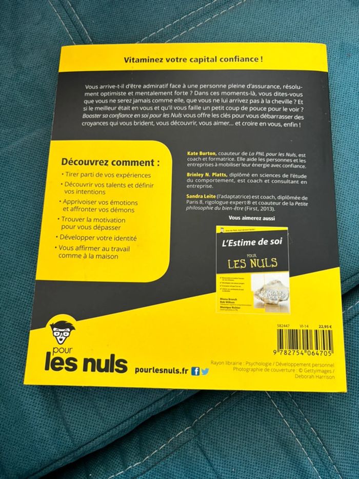 Livre comment booster sa confiance en soi pour les nuls - photo numéro 2