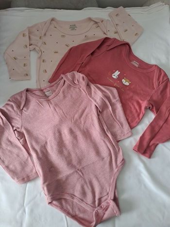 Lot de 3 bodies 24m