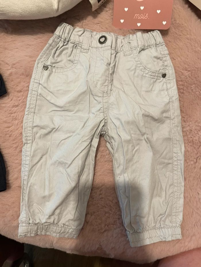 Ensemble pantalon + tee shirt MC 6 mois - photo numéro 3