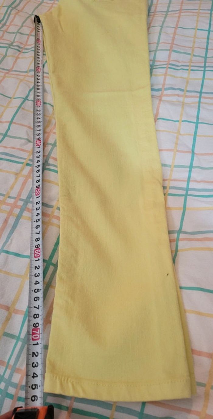 Jean jaune, taille 38 - photo numéro 12