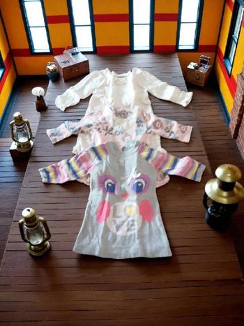Lots robe manche longue 6 mois