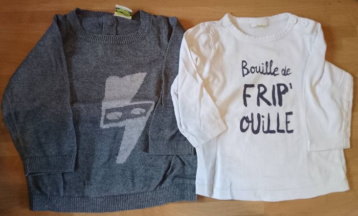 Pull et tee-shirt