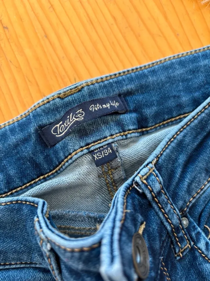 Jean 3/4 slim bleu Toxik - photo numéro 4