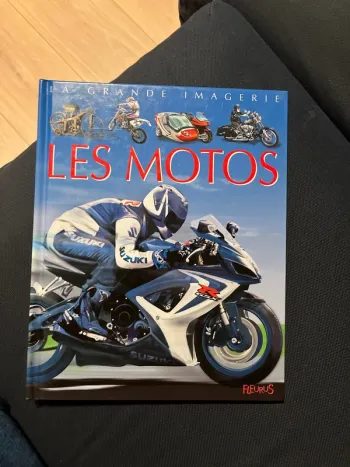 Livre pour enfants la grande imagerie fleurus les motos
