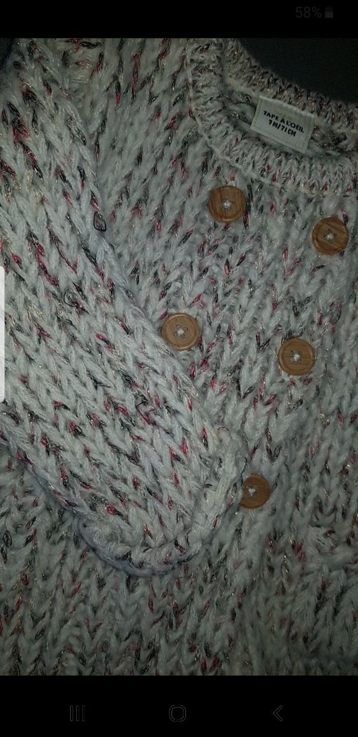 Gilet irisé taille 9 mois - photo numéro 3