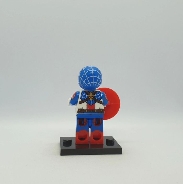 🕸 Figurine Marvel - Spider-Man Captain America - (Style Lego) 🕸 - photo numéro 3