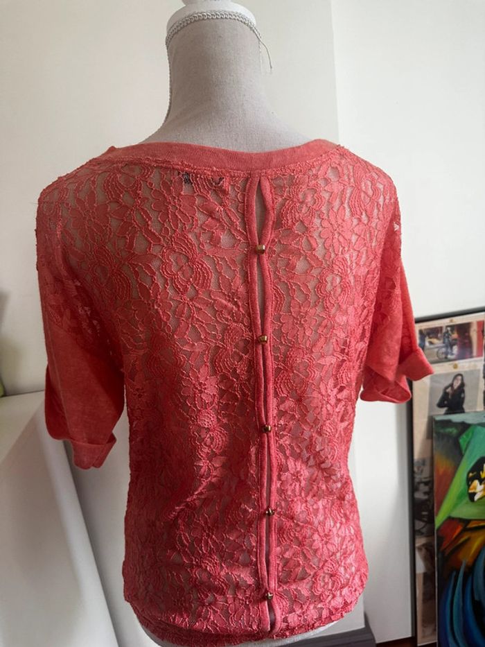 🌺 T-shirt fluide saumon – Pense à toi🌺 - photo numéro 7