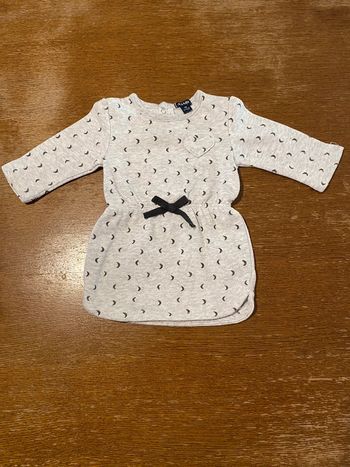 Robe manche longue grise