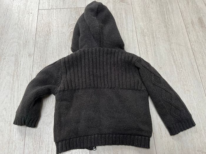 Veste épaisse grise foncée Kiabi 9 mois - photo numéro 6