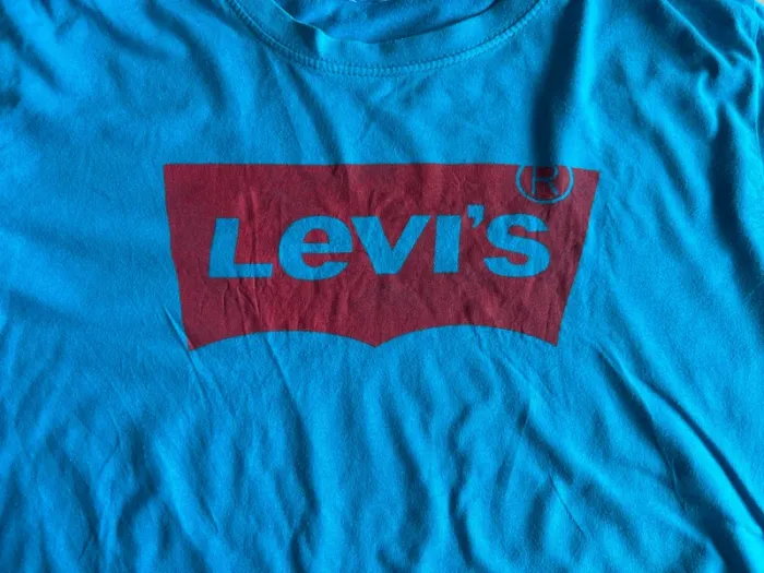 T-shirt Lévis bleu - photo numéro 2