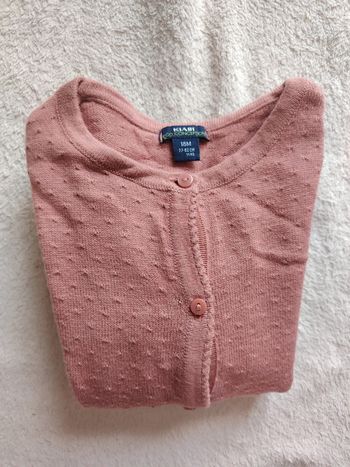 Gilet bébé fille 18 mois