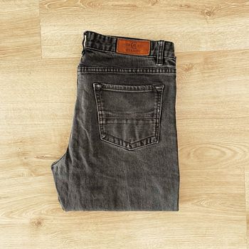 Cerruti Jeans Regular droit noir Homme Exclusive Vintage Collection (Taille 33)