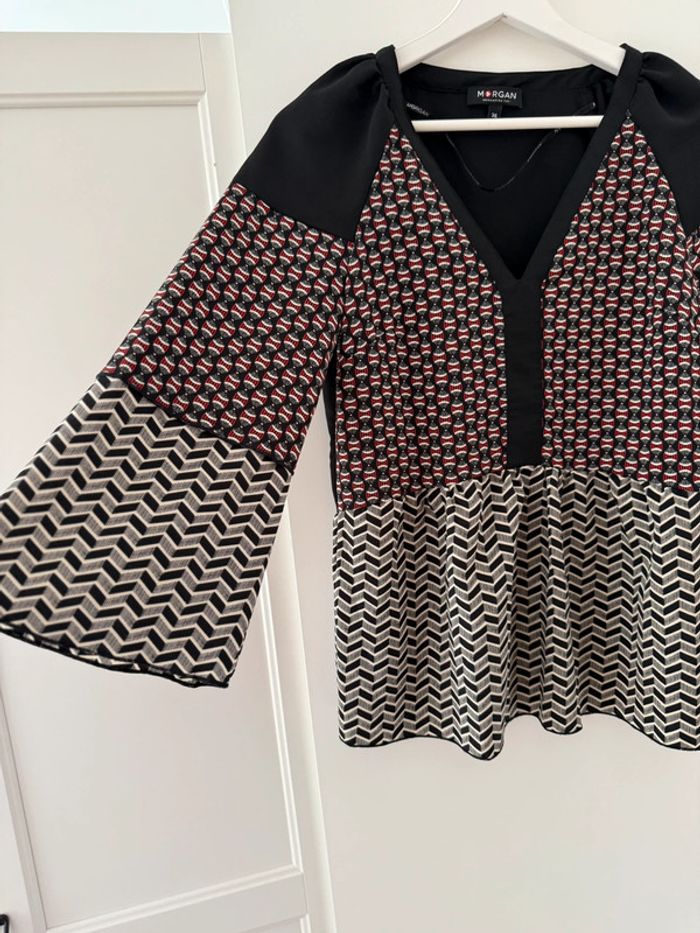 Superbe blouse fluide neuve Morgan 🌸 36 S - photo numéro 3