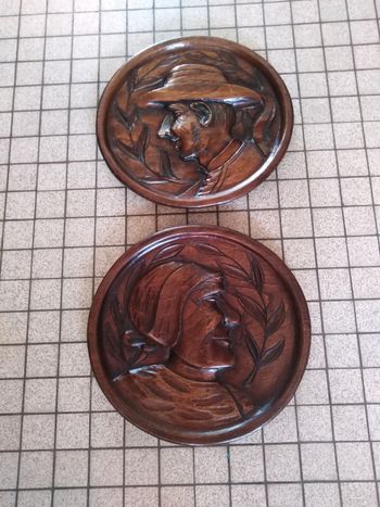 Portrait en bois
