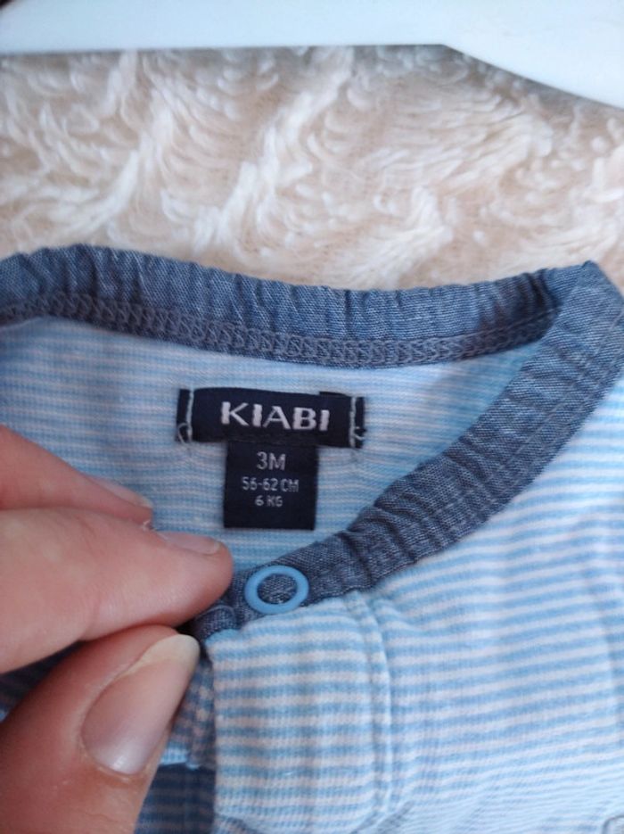 Pyjama grenouillère été léger Garçon 3 mois Kiabi 100% coton - photo numéro 6