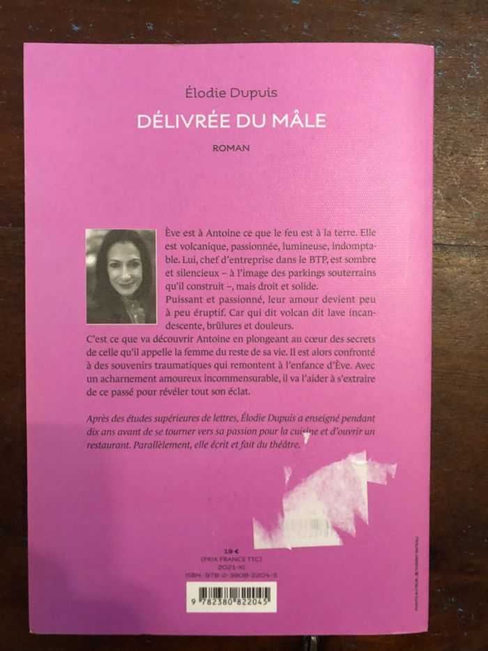Livre broché "Délivrée du mâle" d'Elodie Dupuis - photo numéro 2