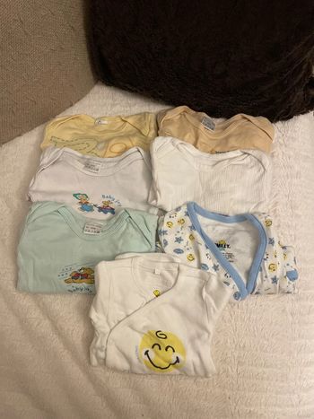 Lot de 7 bodies manches courtes