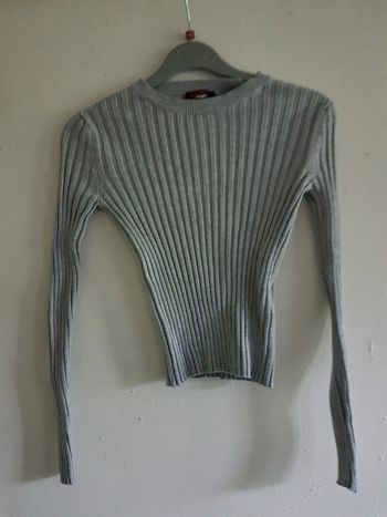 Haut manche longue Jennyfer gris XS