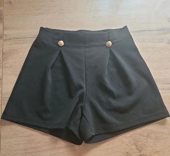 Short noire femme shein M neuf
