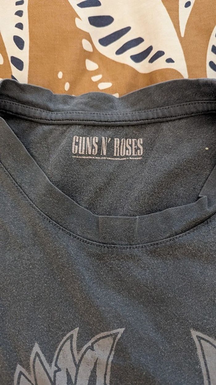 tee shirt Guns N' Roses gris taille S