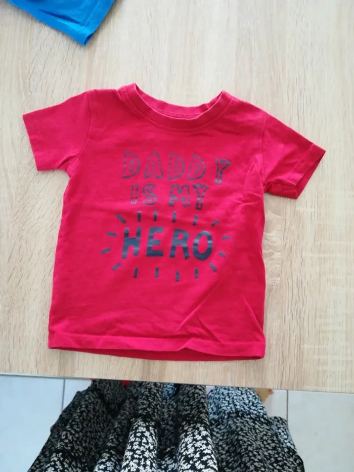 Lot de 3 tee-shirts pour l'été, garçon, en 9mois. - photo numéro 7