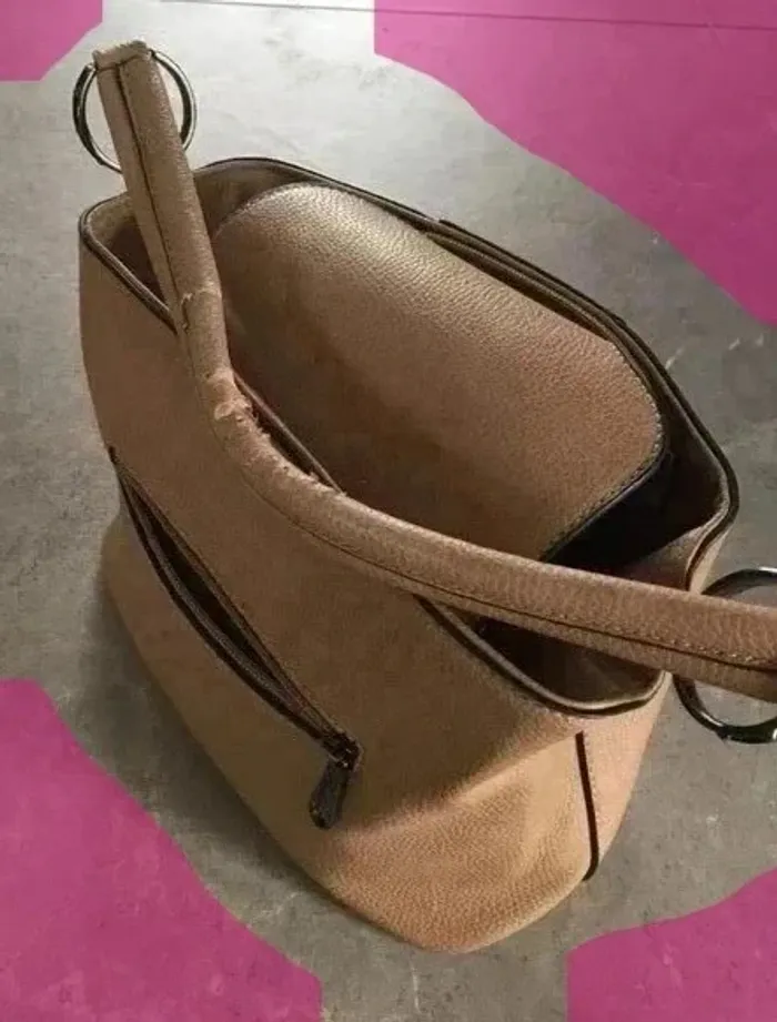 👜 Sac à main beige Hestra – Bon état - photo numéro 2