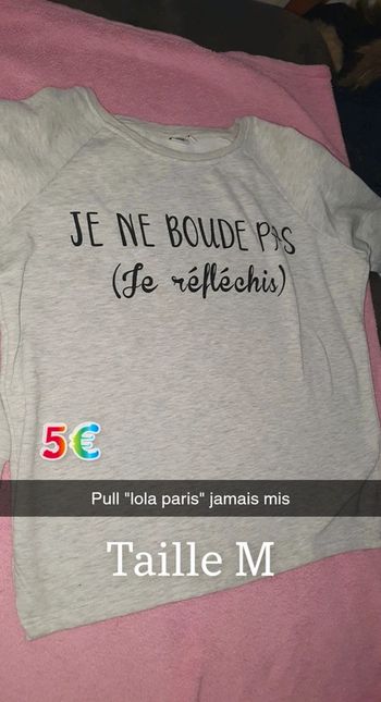 Pull femme