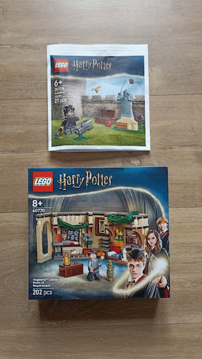 LEGO 🧱 Harry Potter 40770 la Salle sur Demande + 30706 La leçon de Quidditch NEUF