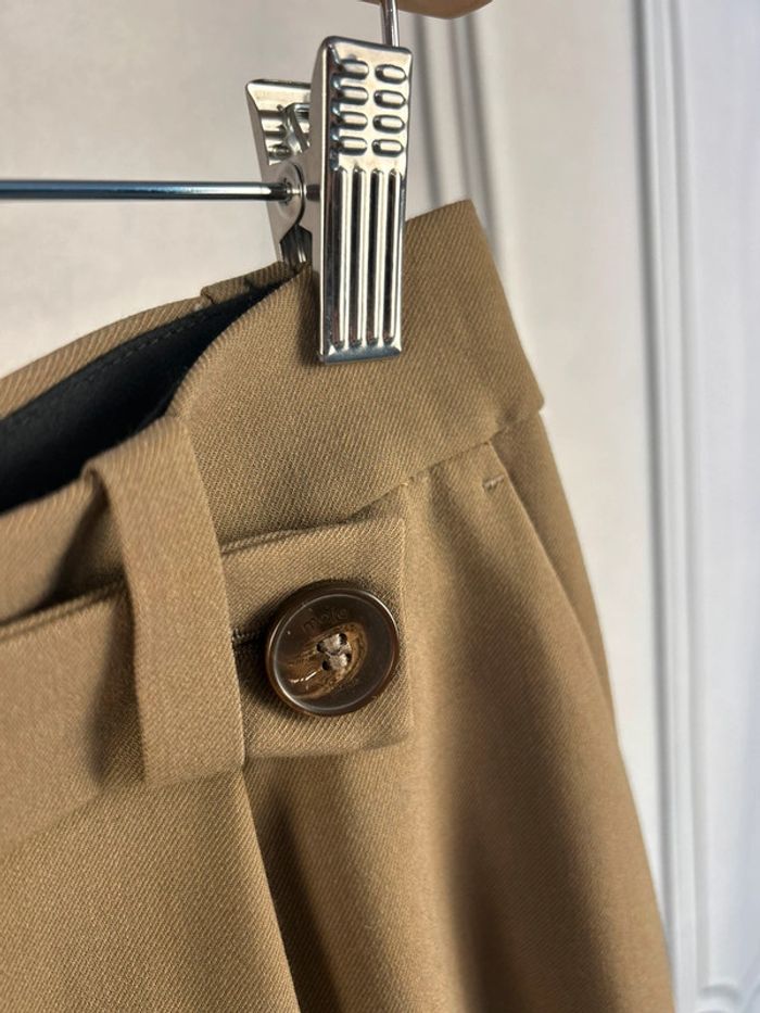 Pantalon jambes Larges Maje 40 Camel Neuf - photo numéro 5